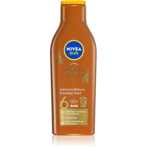 Nivea Sun Tropical Bronze Sonnenmilch SPF 6 Mix von Farben 200 ml