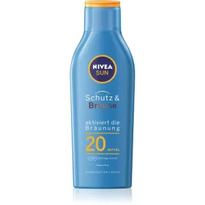 Nivea Sun Protect & Bronze intensive Bräunungsmilch SPF 20 200 ml