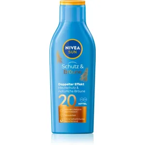 Nivea SUN Protect & Bronze intensive Bräunungsmilch SPF 20 200 ml