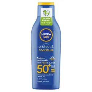 Nivea Feuchtigkeitsspendende Sonnencreme SPF 50 (Protect & Moisture Sun Lotion) 200 ml
