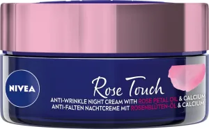Nivea Anti-Falten-Nachtcreme mit Rosenöl Rose Touch (Anti-Wrinkle Night Cream) 50 ml