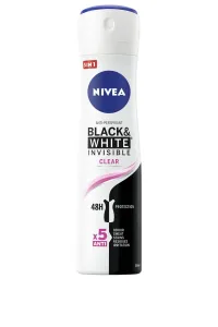 Nivea Antitranspirant-Spray Invisible For Black & White Clear 150 ml