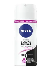 Nivea Antitranspirant-Spray Invisible For Black & White Clear mini (Antiperspirant) 100 ml