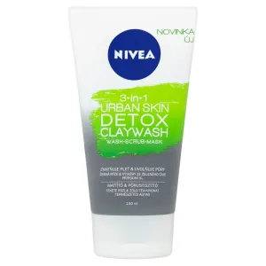 Nivea Detox-Tonreinigungscreme 3 in1 Urban Skin (Detox Clay Wash) 150 ml