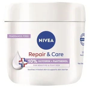 Nivea Feuchtigkeitsspendende Körpercreme für empfindliche Haut Repair & Care 400 ml