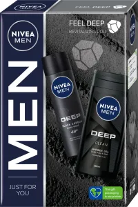 NIVEA MEN Deep Geschenkset (für den Körper) für Herren