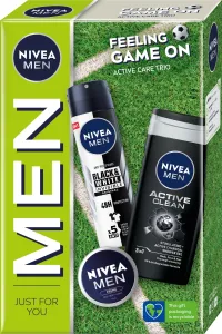 NIVEA MEN Feeling Game On Geschenkset (für Körper und Gesicht) für Herren