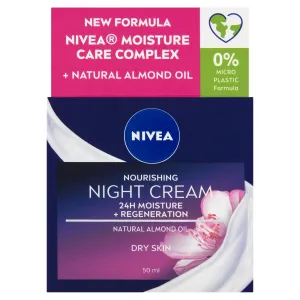 Nivea Pflegende Nachtcreme für trockene Haut 24H Moisture (Nourishing Night Cream) 50 ml