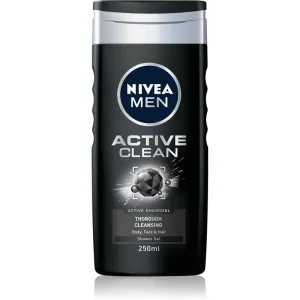 Nivea Men Active Clean Duschgel für Herren 250 ml