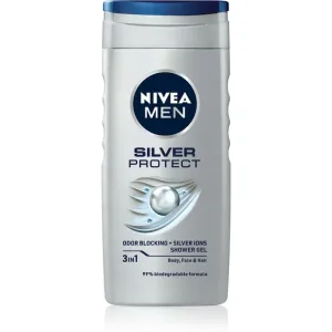 Nivea Men Silver Protect Duschgel für Herren 250 ml