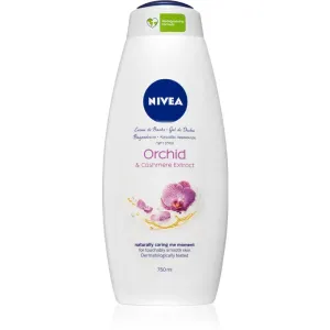 Nivea Orchid & Cashmere Extract cremiges Duschgel maxi 750 ml