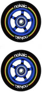 Nokaic Wheel Set Scooter Rollen Blau