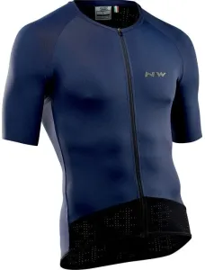 Northwave Essence Jersey Short Sleeve Blue XL