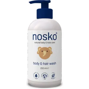Nosko Baby Body & Hair Wash Reinigungsgel für Haut und Haar für Kinder 200 ml