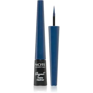 Note Cosmetique Elegant Matte Dipliner Flüssig-Eyeliner mit mattem Finish 03 Navy Blue 2,5 ml