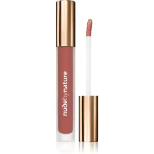 Nude by Nature Satin Liquid Lipstick cremiger Lippenstift mit Satin-Finish Farbton 06 Wisteria 3,75 ml