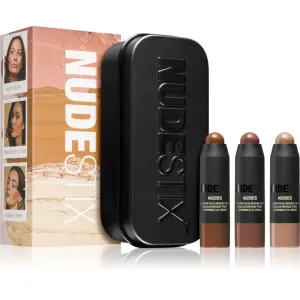 Nudestix Geschenkset mit dekorativer Kosmetik Soft & Warm Nudes Mini 3 Stk