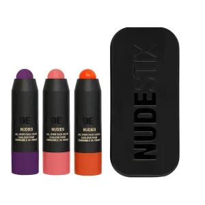 Nudestix Geschenkset mit dekorativer Kosmetik Trendy Blush Mini 3 Stk