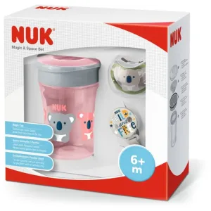 NUK Magic Cup & Space Set Geschenkset für Kinder Girl 3 St