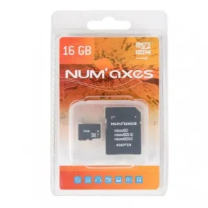 NUM´AXES 16GB Micro SDHC Karte Class 10 mit Adapter