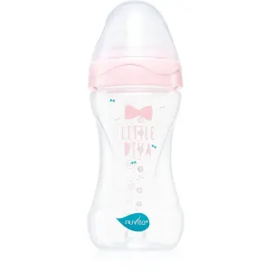 Nuvita Cool Bottle 3m+ Babyflasche Transparent pink 250 ml