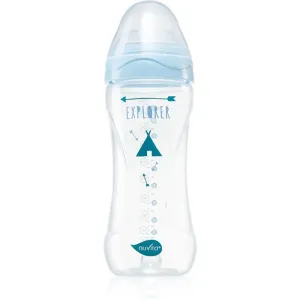 Nuvita Cool Bottle 4m+ Babyflasche Transparent blue 330 ml