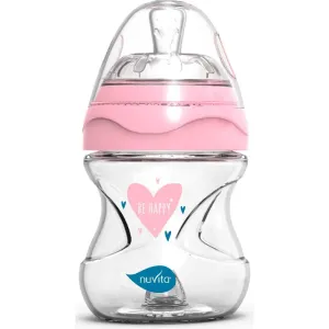 Nuvita Glass bottle Pink Babyflasche Glass/Pink 140 ml