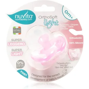 Nuvita Orthosoft Light Schnuller 0m+ Pink 1 St