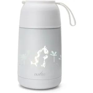Nuvita Thermos Thermosflasche mit Silikonhalterung White 500 ml