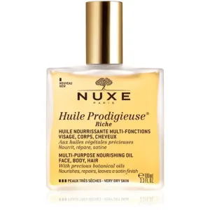Nuxe Multifunktionales Trockenöl für sehr trockene Haut Huile Prodigieuse Riche (Multi-Purpose Nourishing Oil) 100 ml