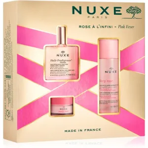 Nuxe Set 2023 Pink Fever Weihnachtsgeschenk-Set (für Gesicht, Körper und Haare)