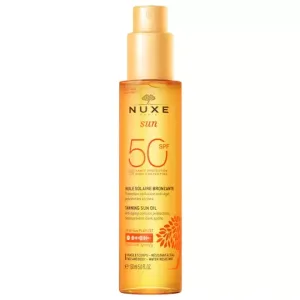 Nuxe Bräunendes Sonnenöl für Gesicht und Körper SPF 50 Sun (Tanning Oil For Face And Body) 150 ml