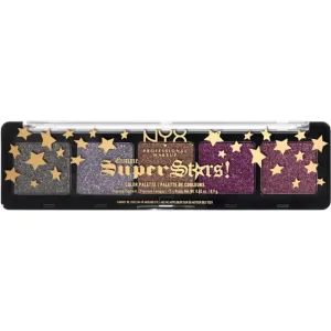 NYX Professional Makeup Gimme SuperStars! Shadow Palette Lidschattenpalette Farbton 02 - Kiss My Stars 5x0,9 g