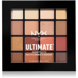 NYX Professional Makeup Ultimate Shadow Palette Lidschattenpalette Farbton 03 Warm Neutrals 16 x 0.83 g
