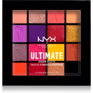 NYX Professional Makeup Ultimate Shadow Palette Lidschattenpalette Farbton 13 - Festival 16 x 0.83 g