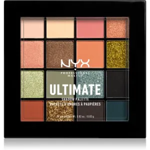 NYX Professional Makeup Ultimate Shadow Palette Lidschattenpalette Farbton Utopia 16 x 0.83 g