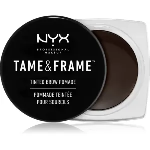 NYX Professional Makeup Tame & Frame Brow Augenbrauen-Pomade Farbton 05 Black 5 g