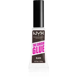 NYX Professional Makeup The Brow Glue Augenbrauen-Gel Farbton 05 Black 5 g