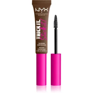 NYX Professional Makeup Thick it Stick It Brow Mascara Mascara für die Augenbrauen Farbton 06 Brunette 7 ml