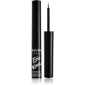 NYX Professional Makeup Epic Wear Liquid Liner Flüssig-Eyeliner mit mattem Finish Farbton 02 Brown 3.5 ml