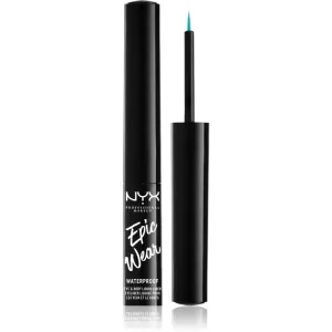 NYX Professional Makeup Epic Wear Metallic Liquid Liner langanhaltender Gel-Eyeliner Farbton 06 - Teal Metal 3,5 ml