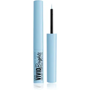 NYX Professional Makeup Vivid Brights Flüssige Eyeliner Farbton 06 Blue Thang 2 ml