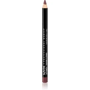NYX Professional Makeup Slim Lip Pencil Präziser Konturenstift für die Lippen Farbton 809 Mahogany 1 g