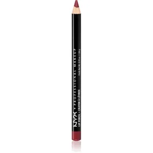 NYX Professional Makeup Slim Lip Pencil Präziser Konturenstift für die Lippen Farbton 817 Hot Red 1 g