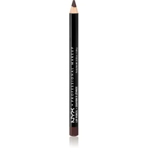 NYX Professional Makeup Slim Lip Pencil Präziser Konturenstift für die Lippen Farbton 820 Espresso 1 g