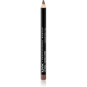 NYX Professional Makeup Slim Lip Pencil Präziser Konturenstift für die Lippen Farbton Nude Truffle 1 g