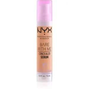 NYX Professional Makeup Bare With Me Concealer Serum feuchtigkeitsspendender Korrektor 2 in 1 Farbton 5.7 Light Tan 9,6 ml