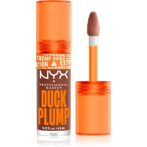 NYX Professional Makeup Duck Plump Lipgloss mit vergrößerndem Effekt Farbton 07 Mocha Me Crazy 6,8 ml