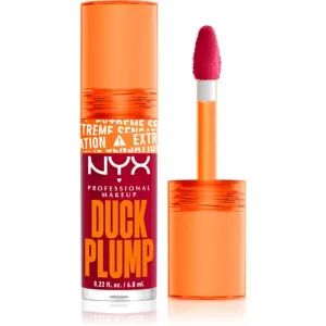NYX Professional Makeup Duck Plump Lipgloss mit vergrößerndem Effekt Farbton 14 Hall Of Flame 6,8 ml