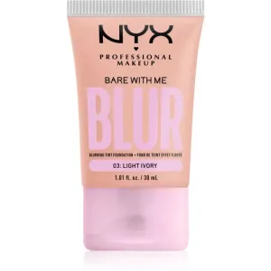 NYX Professional Makeup Bare With Me Blur Tint Hydratisierendes Make Up Farbton 03 Light Ivory 30 ml